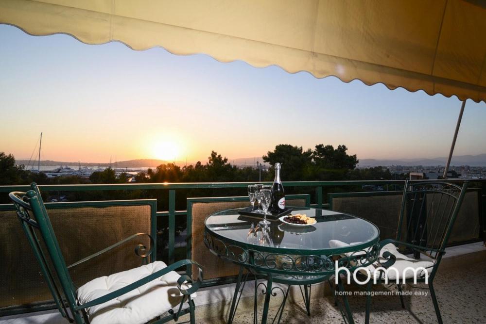 95M² Homm Spectacular Flisvos Marina Sea View Flat Apartment Athens Luaran gambar