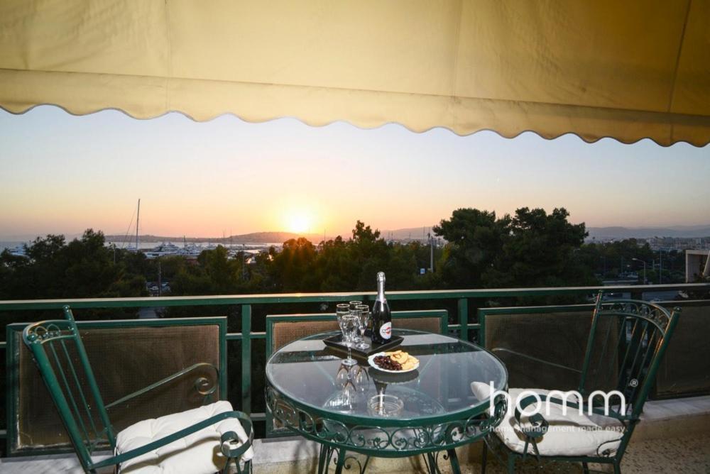 95M² Homm Spectacular Flisvos Marina Sea View Flat Apartment Athens Luaran gambar