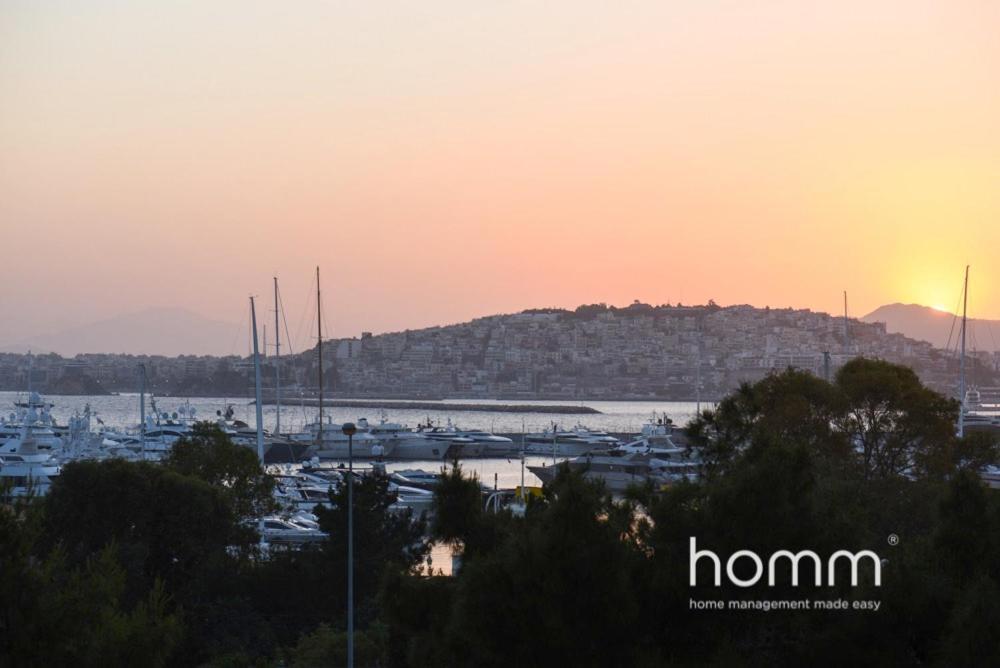 95M² Homm Spectacular Flisvos Marina Sea View Flat Apartment Athens Luaran gambar